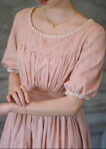Rosé whisper dress