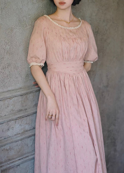 Rosé whisper dress