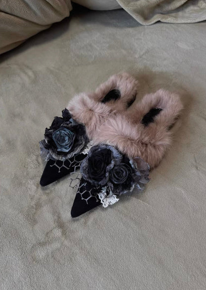 Shabby fleur mules