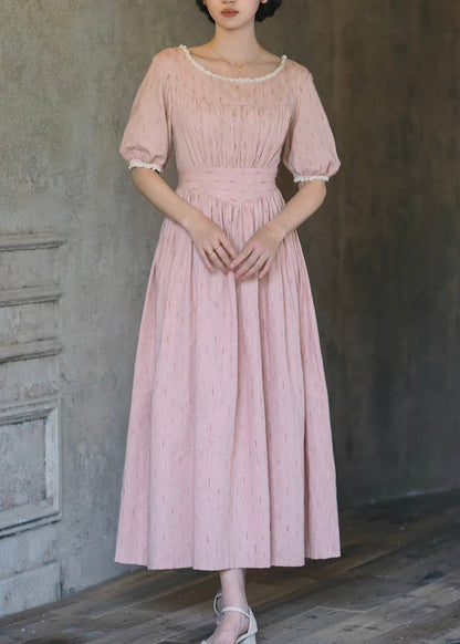 Rosé whisper dress