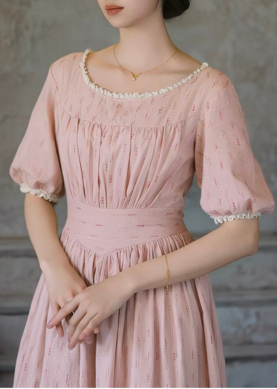 Rosé whisper dress