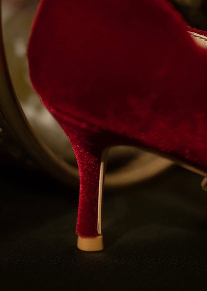 Poinsettia shoes