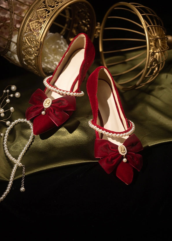 Poinsettia shoes