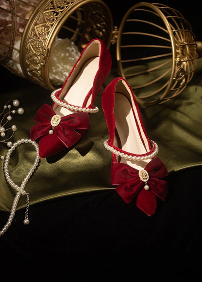 Poinsettia shoes