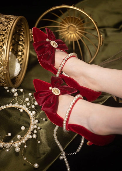 Poinsettia shoes