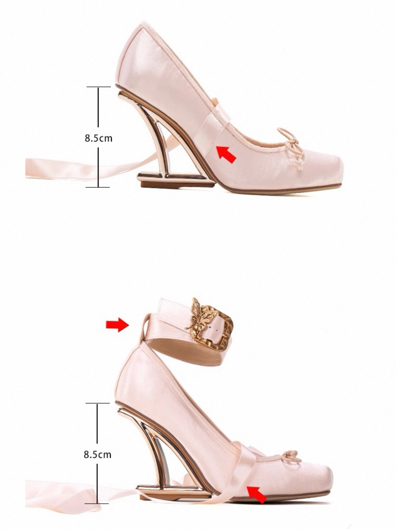 Fairytale ballet heels