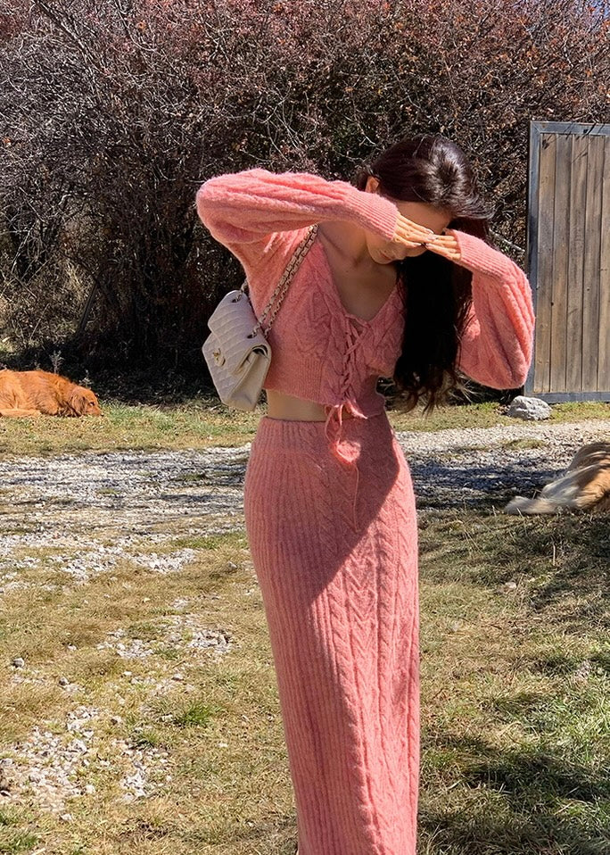 Autumn breeze knit set