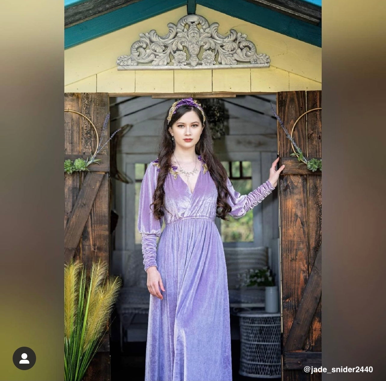 Artemis velvet dress