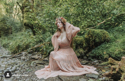 Autumn Floating tulle dress