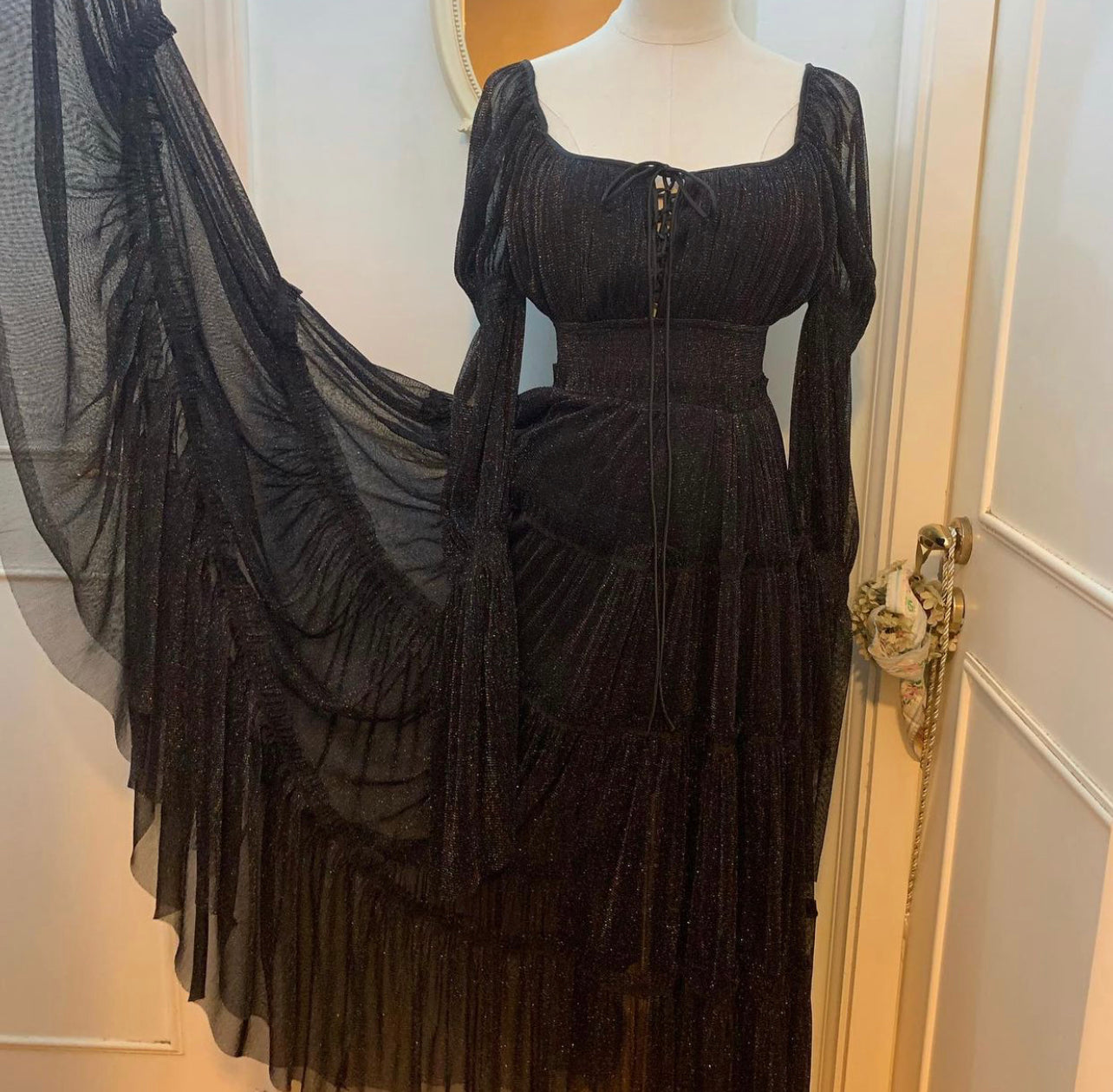 Autumn Floating tulle dress