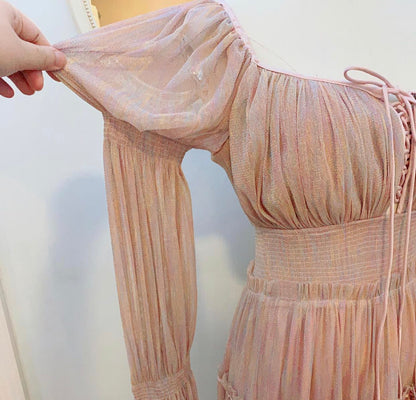 Autumn Floating tulle dress