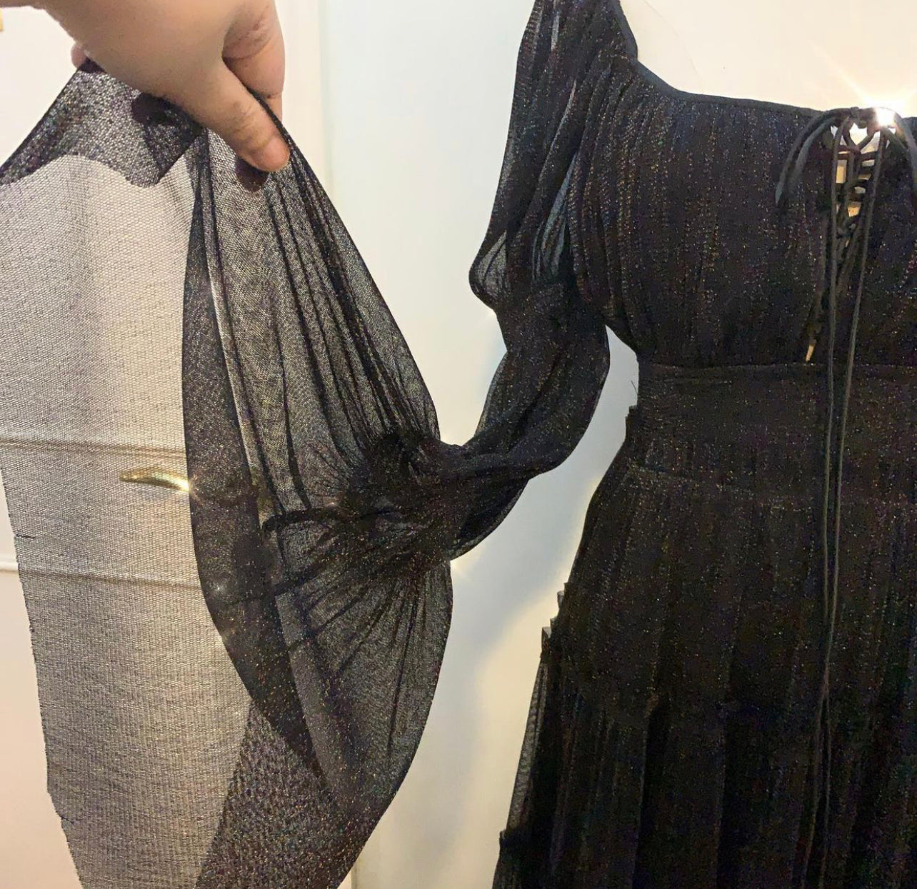 Autumn Floating tulle dress