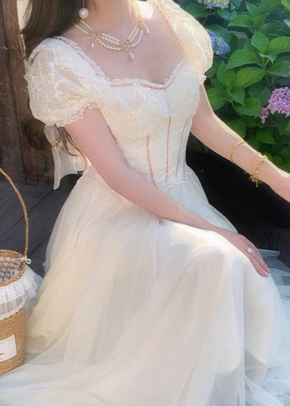Nude bouquet dress