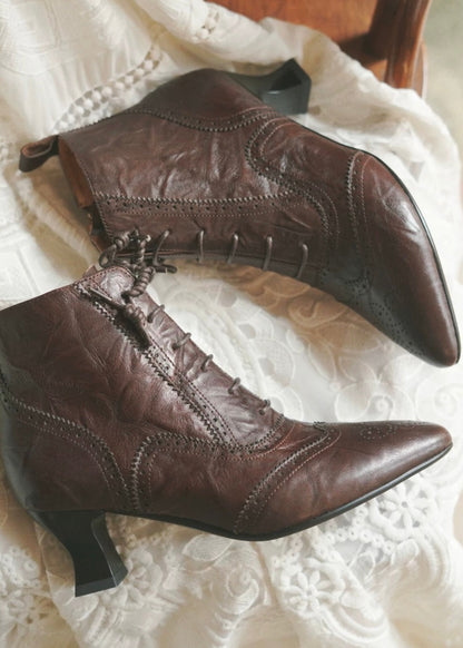 Time traveler brogue boots