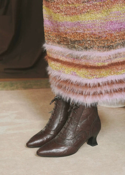 Time traveler brogue boots