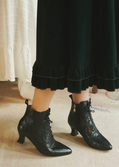 Time traveler brogue boots
