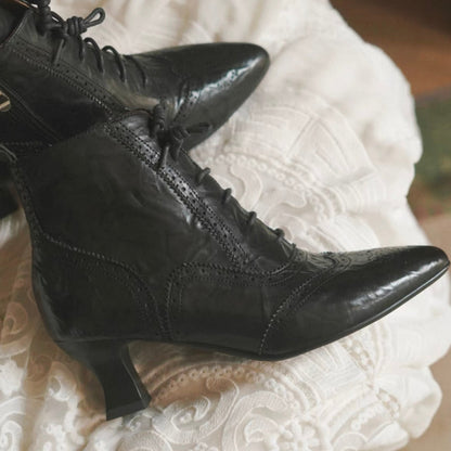 Time traveler brogue boots