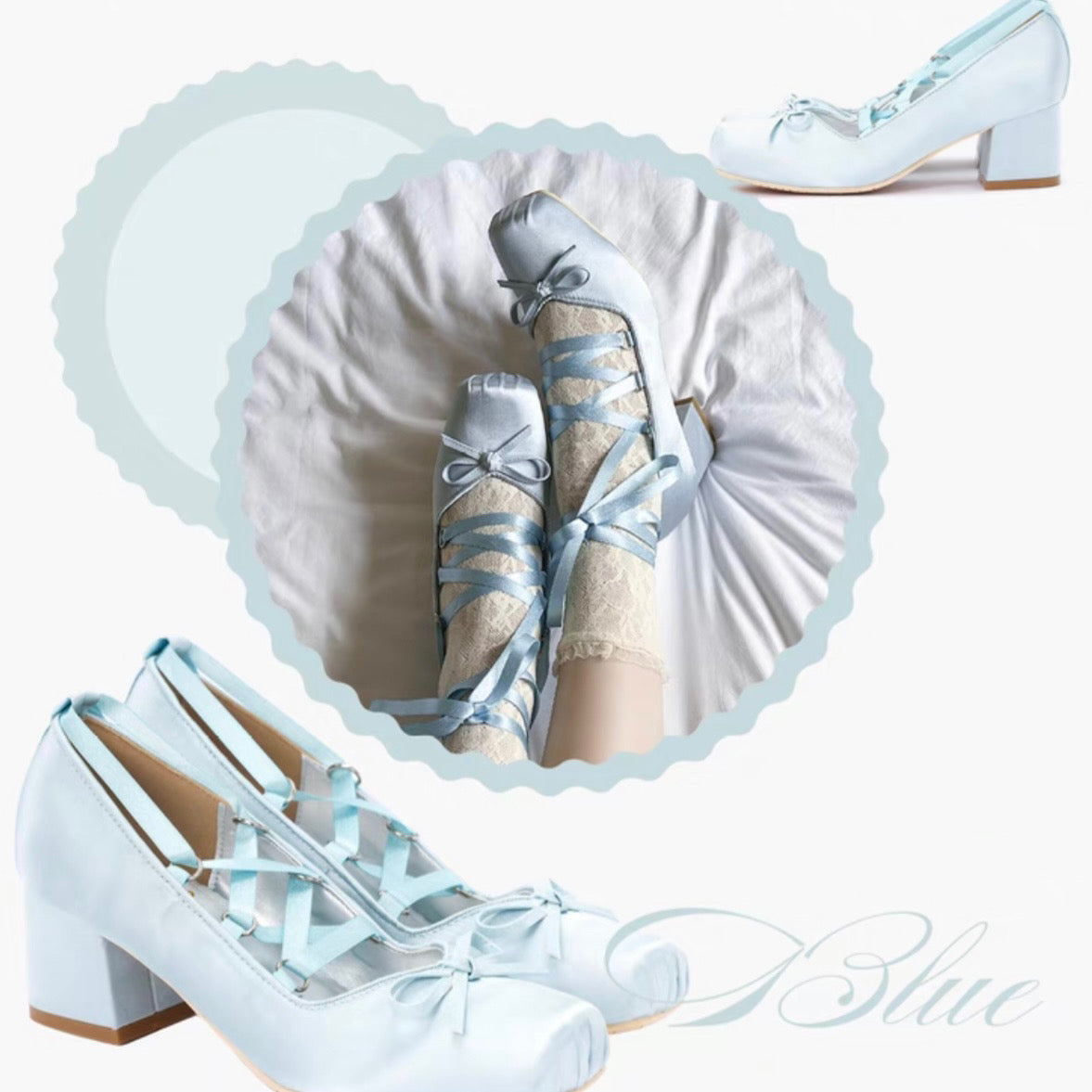 Minuet ballet shoes (mid heels)