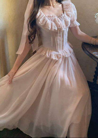 Blush peony dress