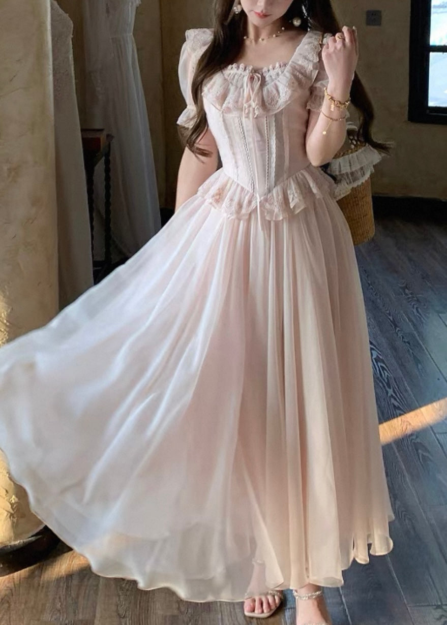 Blush peony dress