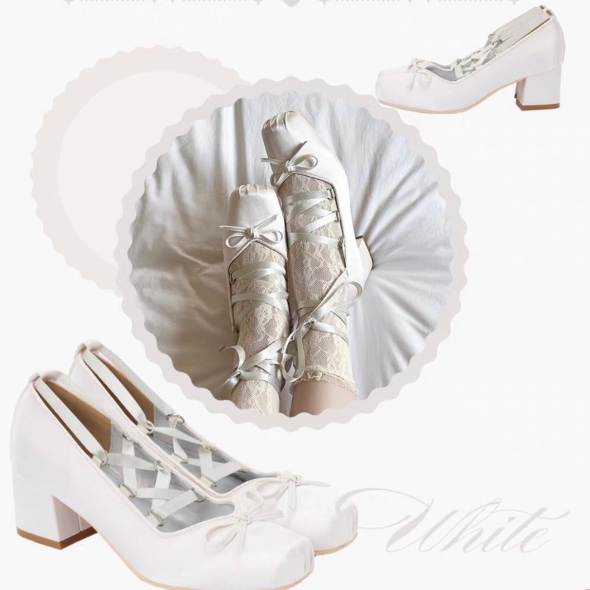 Minuet ballet shoes (mid heels)