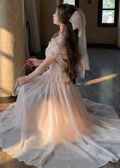 Blush peony dress