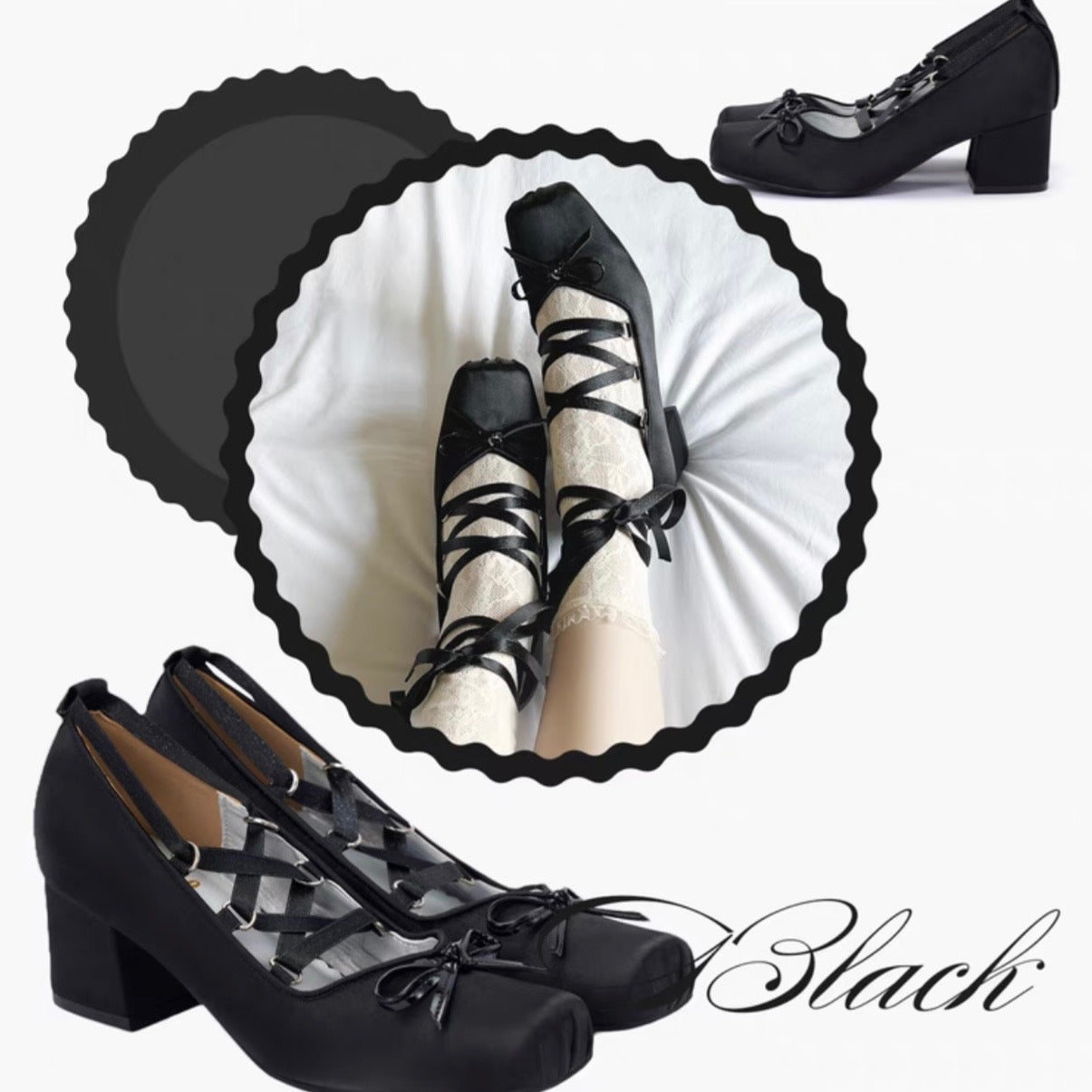 Minuet ballet shoes (mid heels)