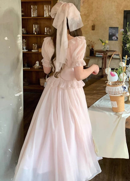 Blush peony dress