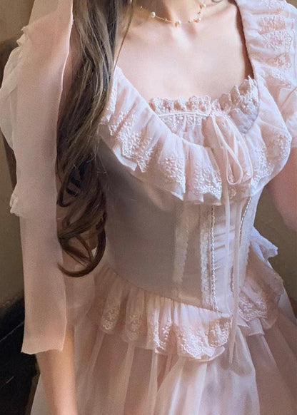 Blush peony dress