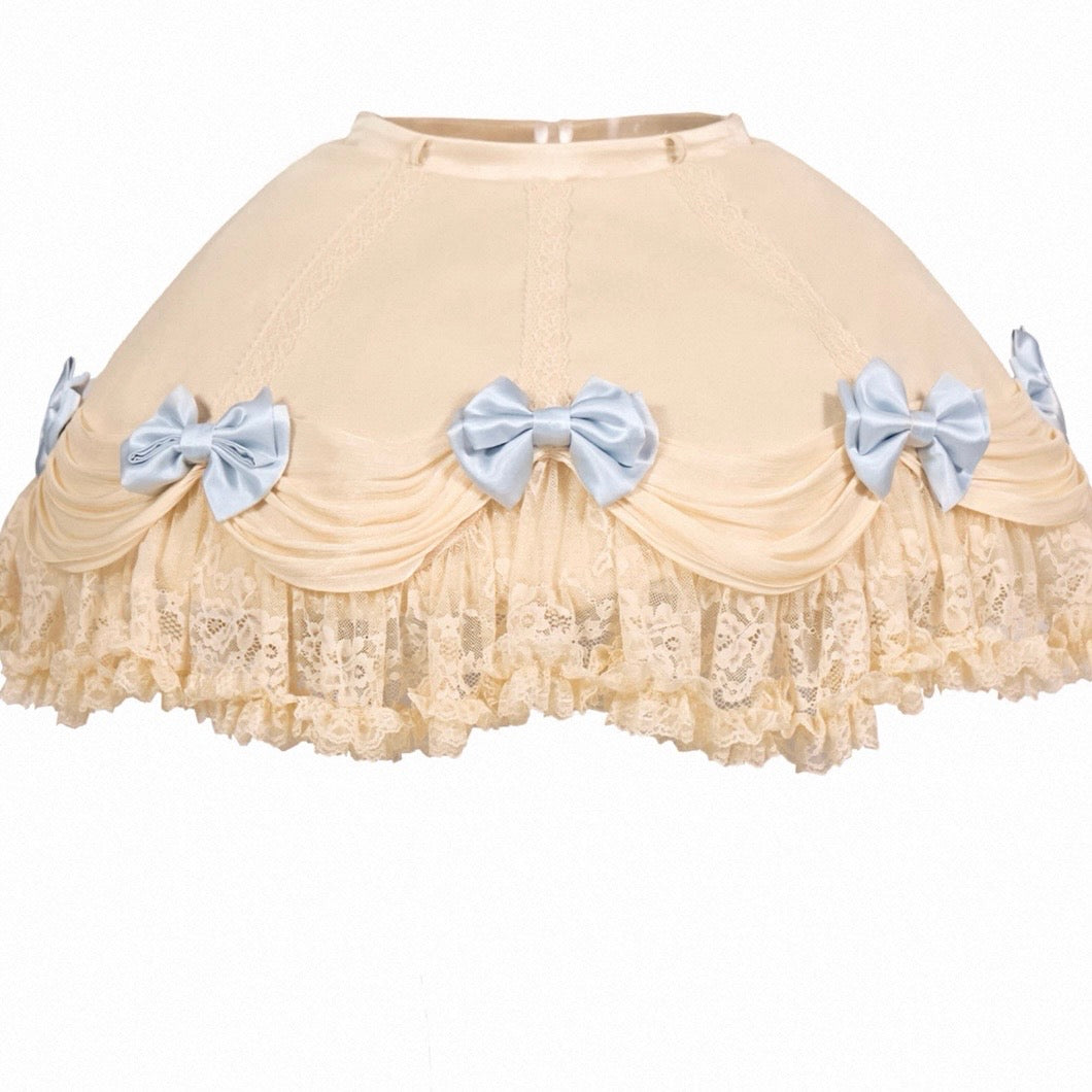 Cherry mousse rococo skirt / panniers 🍒