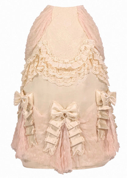 Cherry mousse rococo maxi skirt / panniers 🍒