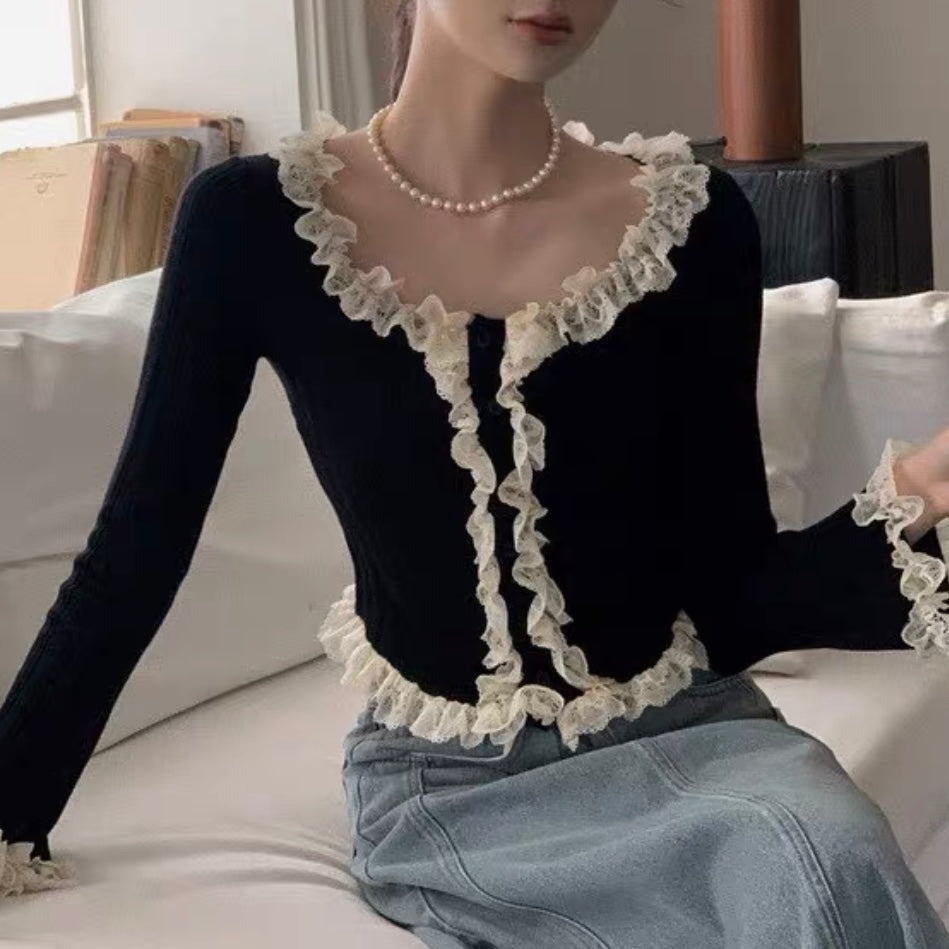 Tipsy toast knit top