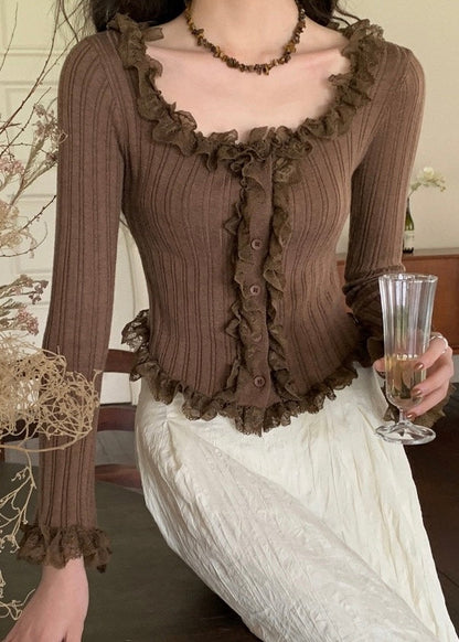 Tipsy toast knit top