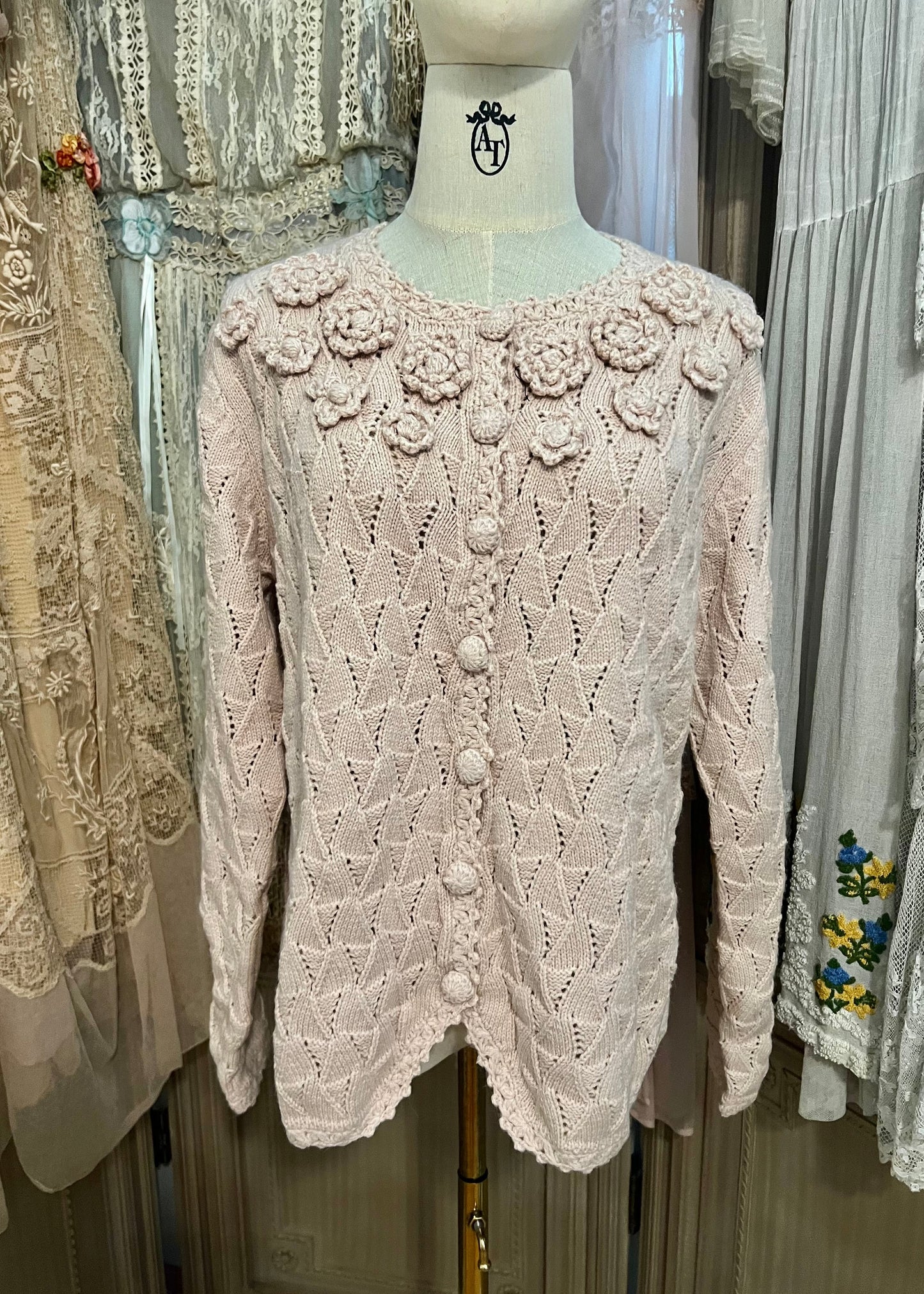 Rosy cardigan