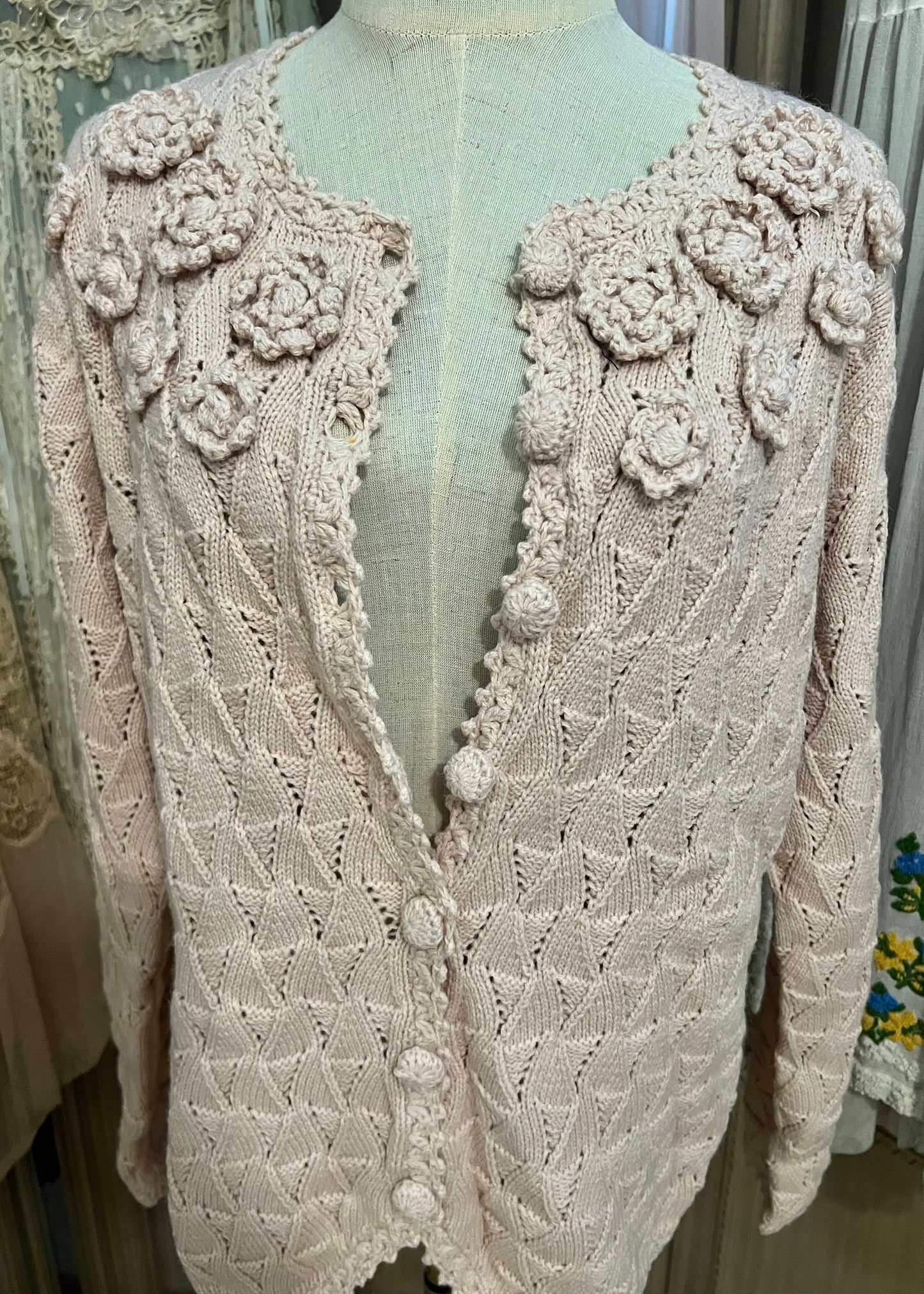 Rosy cardigan