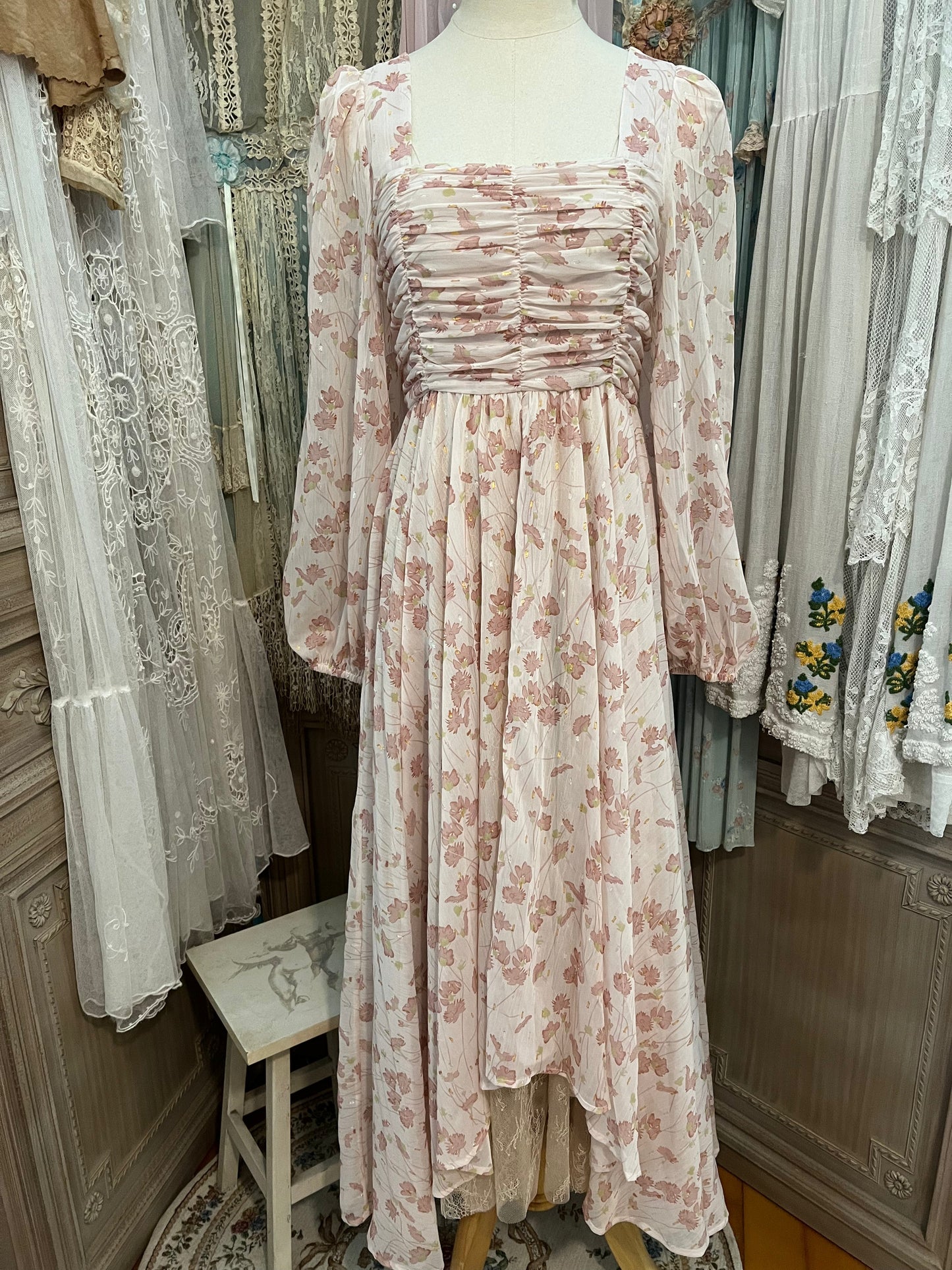 Spring rain dress