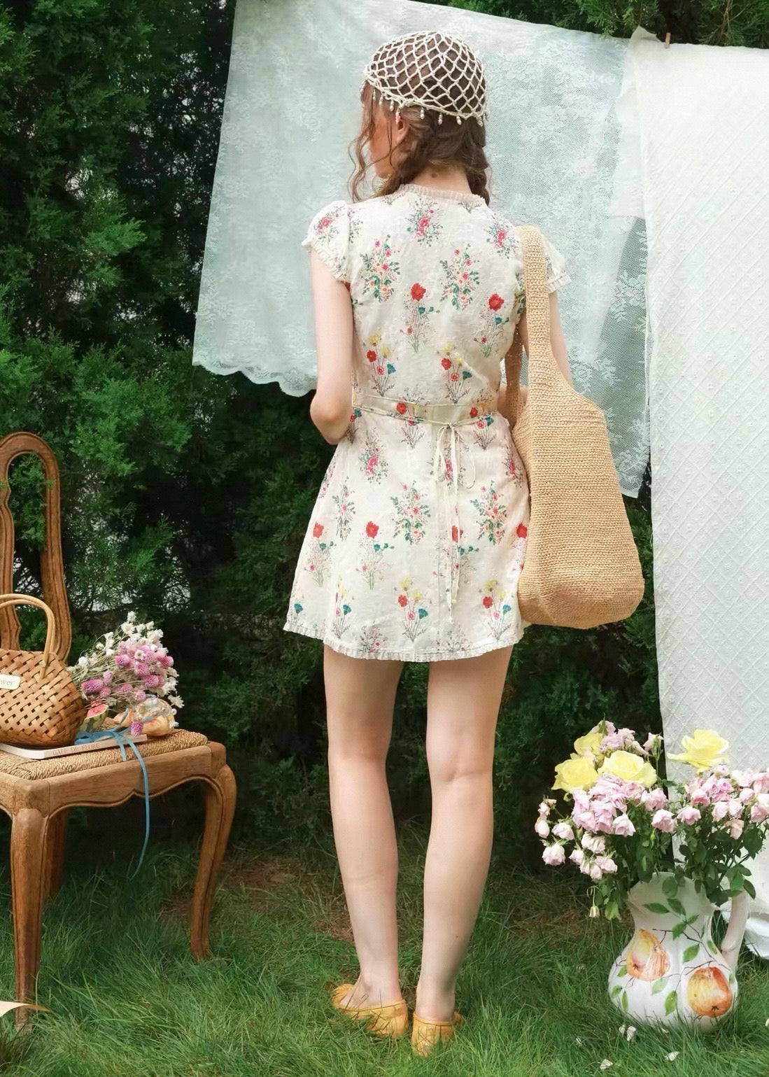 Summer berry dress