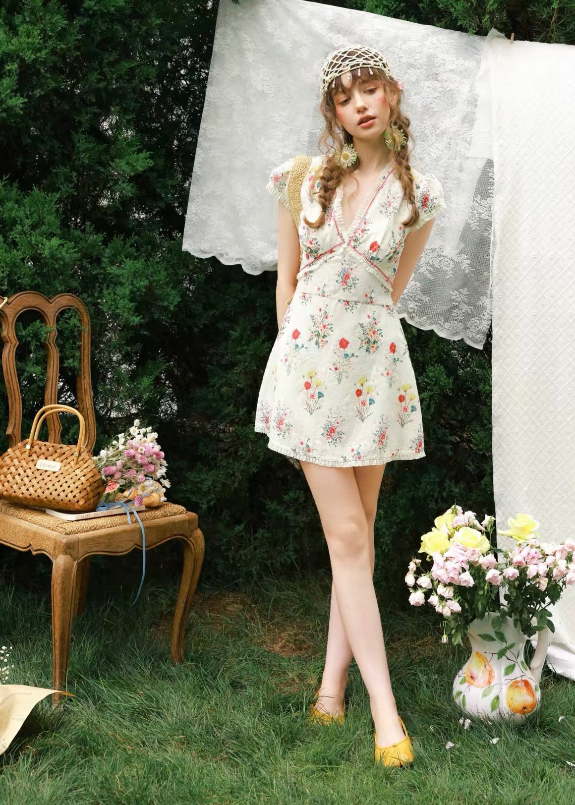 Summer berry dress