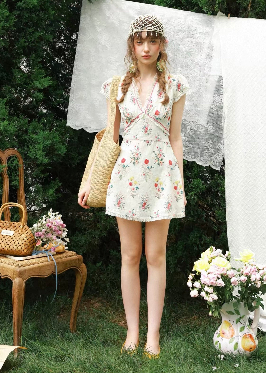 Summer berry dress