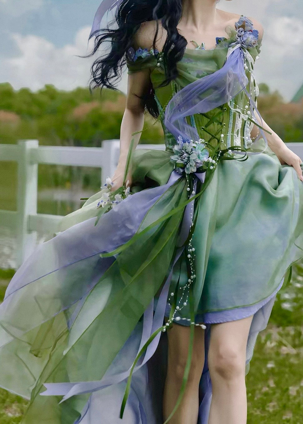 Whimsical elven ensemble