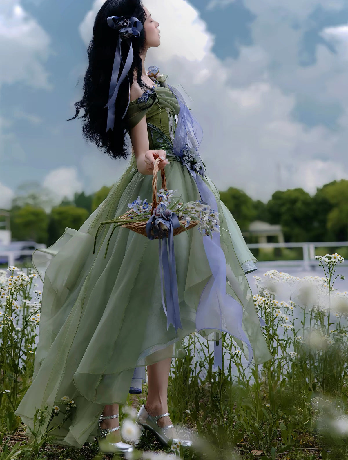 Whimsical elven ensemble