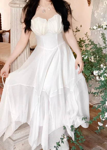 White shell dress