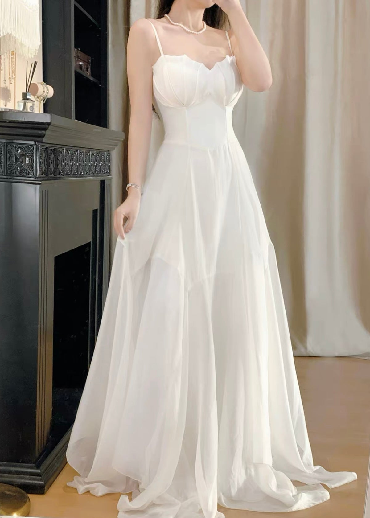 White shell dress