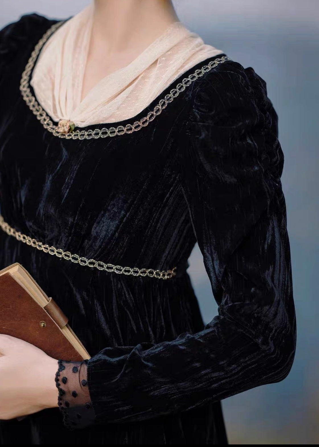 Regency romance dress