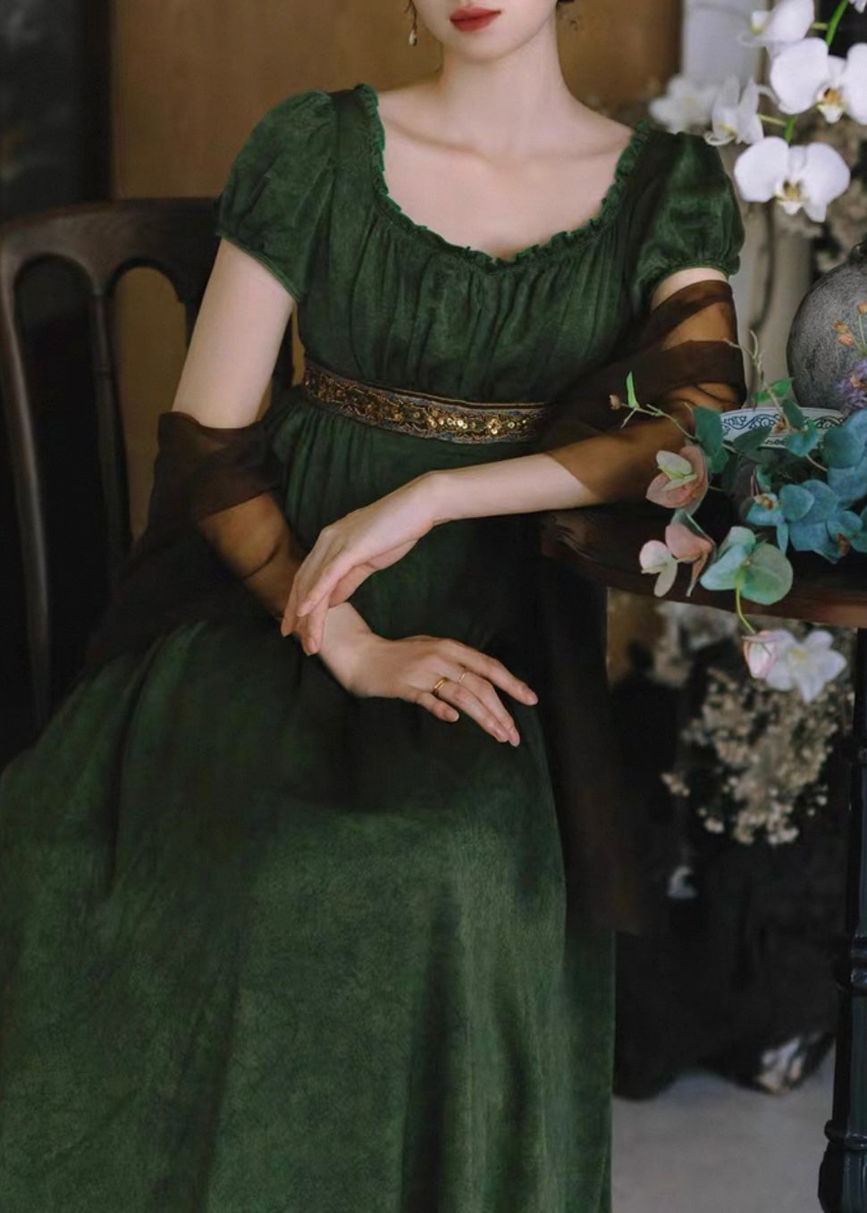 A regency summer dress