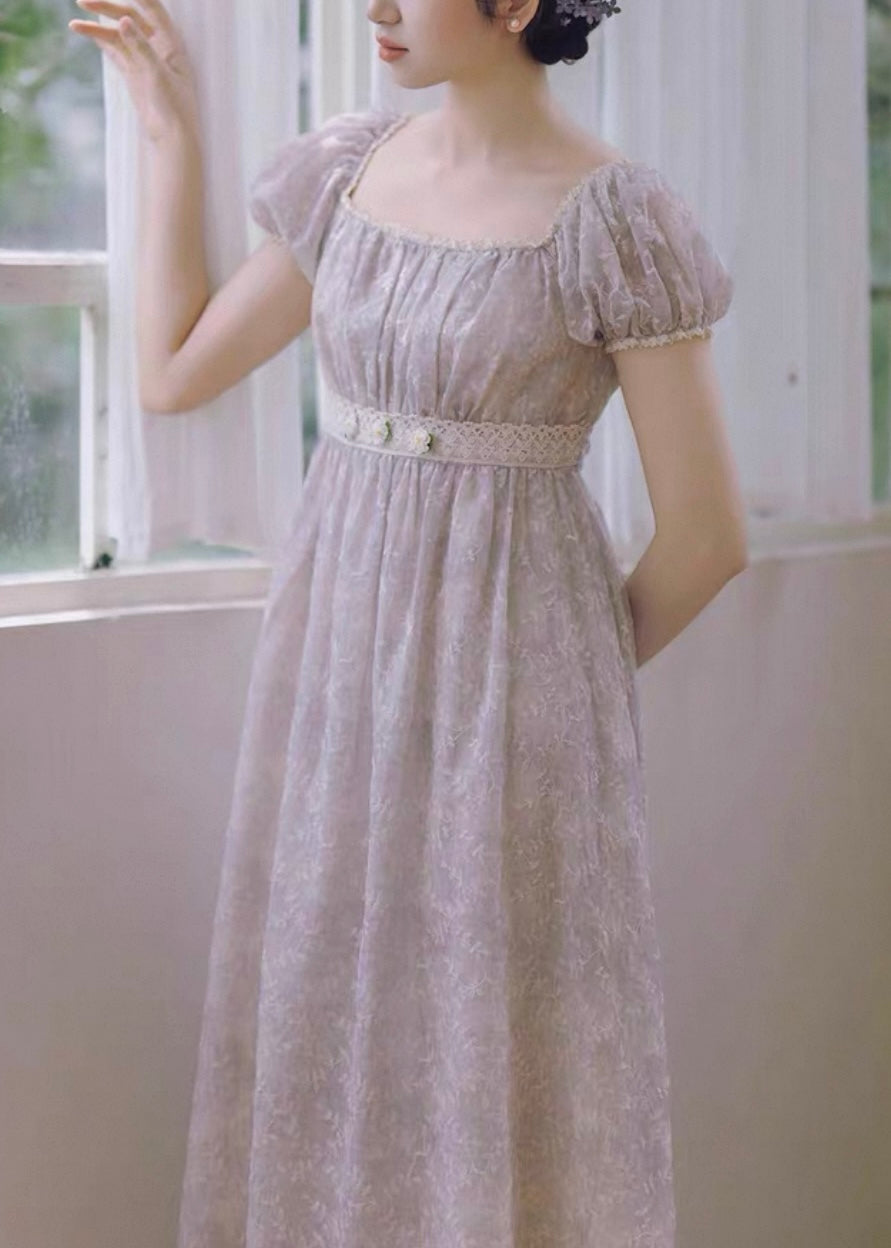 Silvery soirée dress