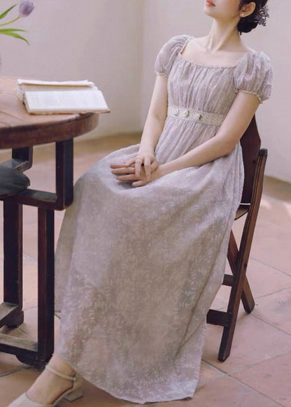Silvery soirée dress