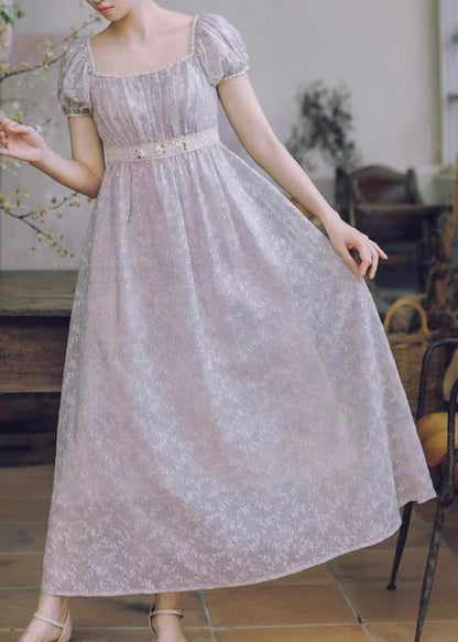 Silvery soirée dress