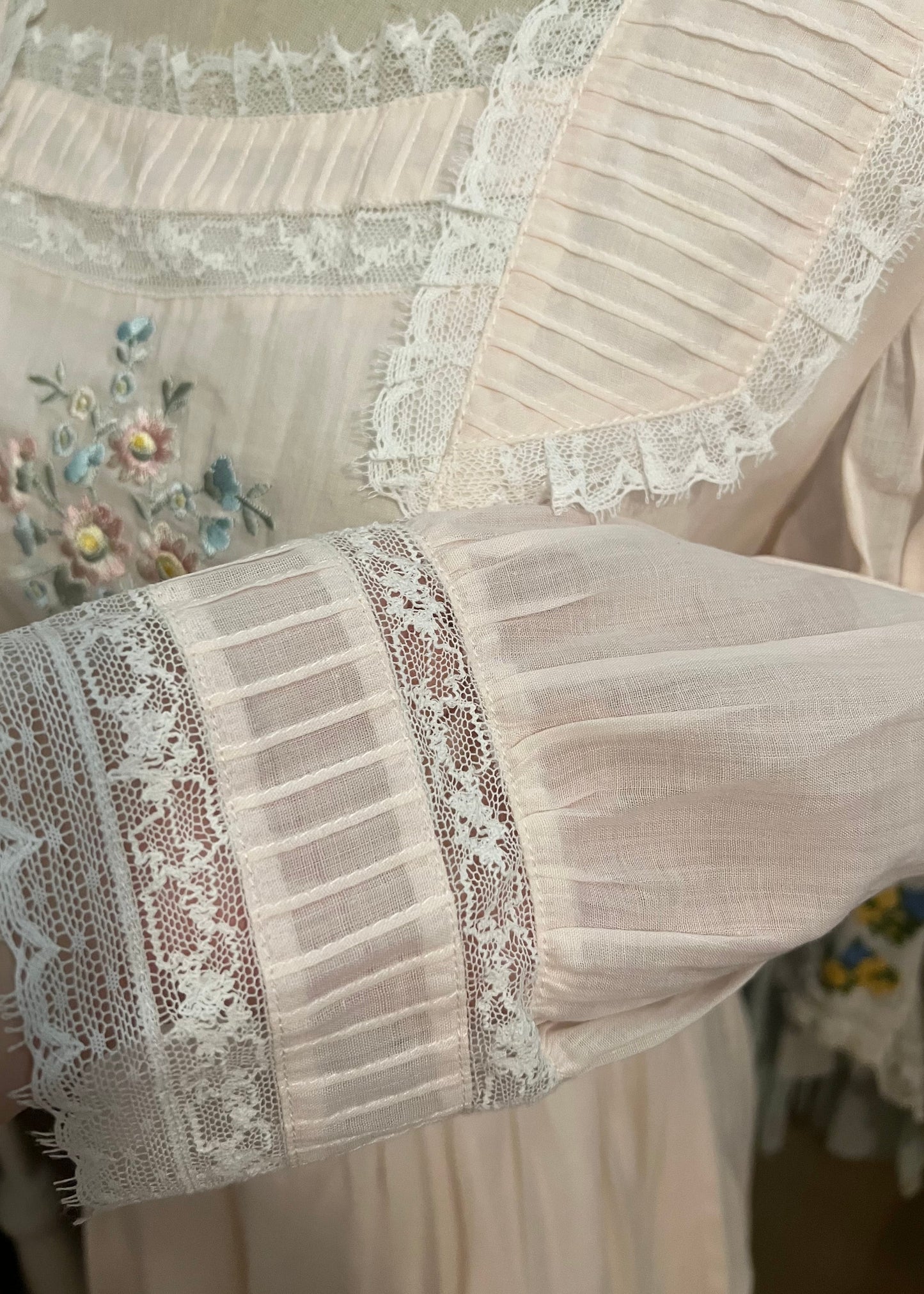 Embroidery love dress