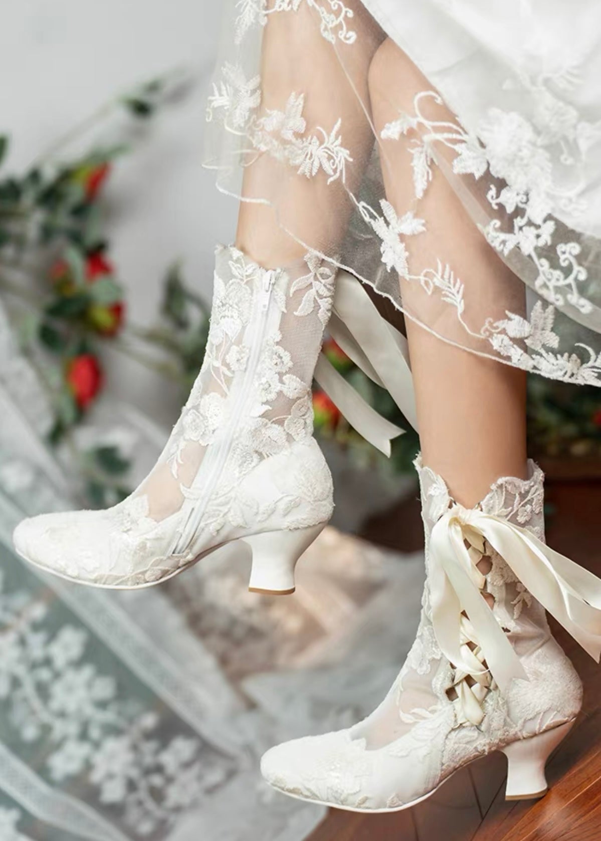 Lacey silhouette boots